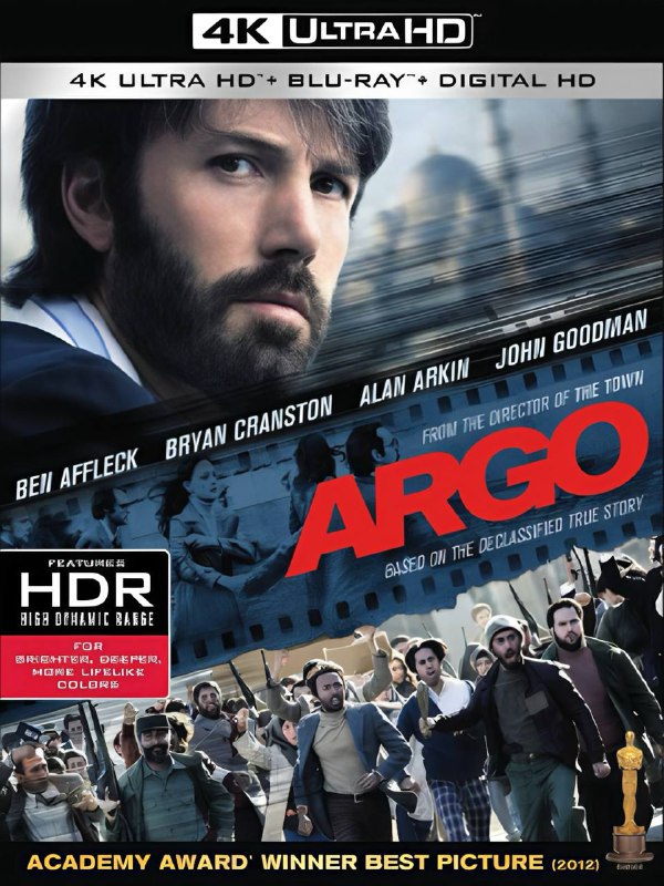 🎬 已更新：逃离德黑兰 Argo (2012) 4K 高清 HDR 国英多音轨 简中字幕🗂 信息✦ 体积：24.9GB✦ 标签：#4K #HDR #剧情 #惊悚 #历史 #逃离德黑兰 #电影📝 内容简介 1979 年，伊朗的革命军攻进了美国在伊朗德黑兰的大使馆，将大使馆的工作人员劫为人质