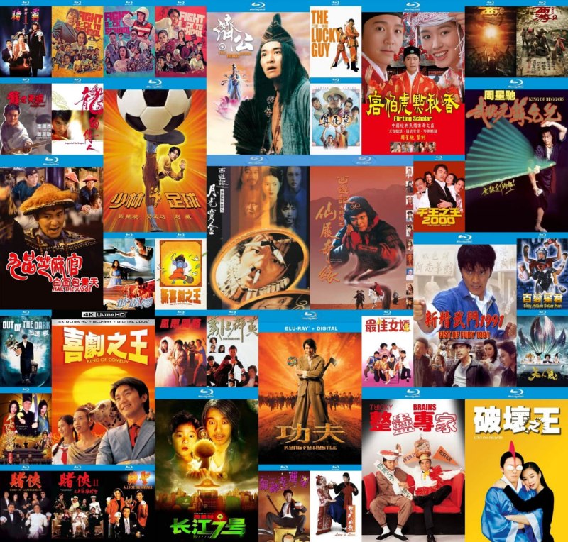 🎬 已更新：周星驰系列 4K 蓝光原盘（REMUX）收藏版合集  国粤双语音轨 中文字幕📌 资源信息• 体积：821.9GB• 标签：#电影 #周星驰 #4K #蓝光 #原盘 #REMUX #合集 #励志 #功夫📚 内容简介爱情、励志、功夫等多种题材