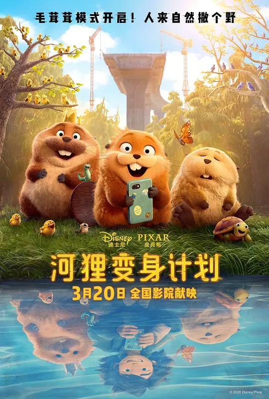 🎬 已更新：河狸变身计划(2026) WEB-4K  HDR 简繁字幕📌 资源信息• 体积：13.3GB• 标签：#河狸变身计划 #电影📚 内容简介少女梅宝（佩珀·柯达 Piper Curda 配音）偶然借助突破性技术，让自身意识“跳脱”身体，进入机械动物体内，“变身”为一只活泼灵动的河狸，从而得以潜入动物社群内部，更以“人类思维闯入动物本能”的独特视角，揭开一场充满意外与温情的野外探险…🙋 投稿来源：活雷锋📬 频道：@Oscar_4Kmovies💌 群组：@Oscarono🤖 投稿/搜索机器人：@Oscar4KBot📢 合作：@XiangxiuerBot