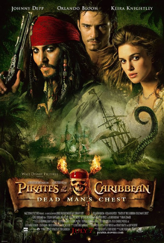 加勒比海盗2：亡灵的宝藏 Pirates of the Caribbean: Dead Man's Chest (2006) 4K [BDISO+64 GB][内封中字]Size: 64 GB　　迷人的杰克（约翰尼•戴普饰）船长又回来了，这次，他遇到了更为强大的敌人——传说中的不死人大卫•琼斯(比尔•奈伊饰)，他驾驶着让人恐惧的“飞行荷兰人”号快船，在速度与装备上，没有任何船能够超越它