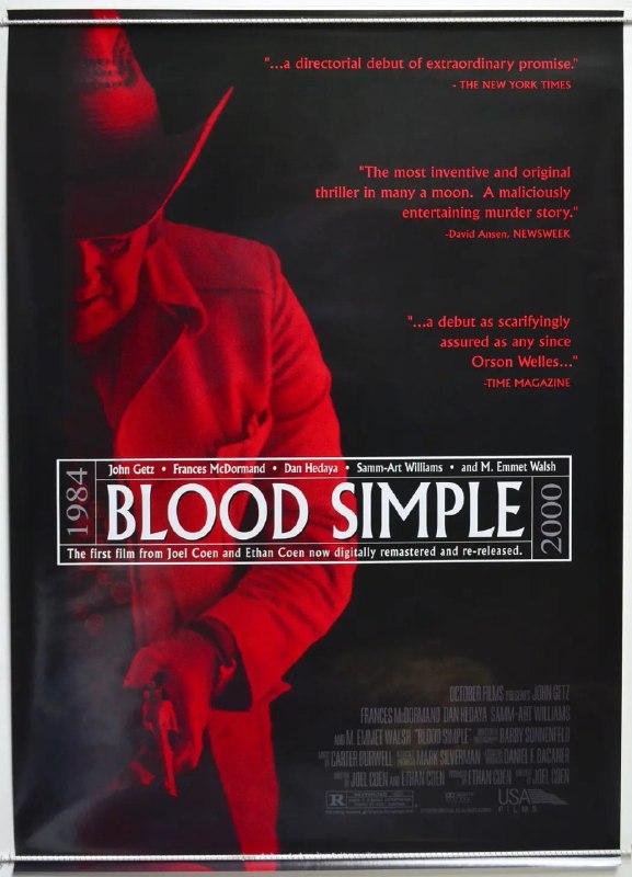 🎬 已更新：血迷宫 Blood Simple (1985) 4K 超高清 原盘 REMUX 中文字幕 杜比视界 HDR10 DoVi H265 DTS-HD MA 5.1📌 资源信息• 体积：N/A• 标签：#血迷宫 #BloodSimple #超高清 #原盘 REMUX #中文字幕 #杜比视界 #DoVi #H265 #电影📚 内容简介得克萨斯酒吧老板马蒂怀疑妻子艾比与雇员雷有染，于是雇用私家侦探维瑟跟踪二人，并要求他实施谋杀