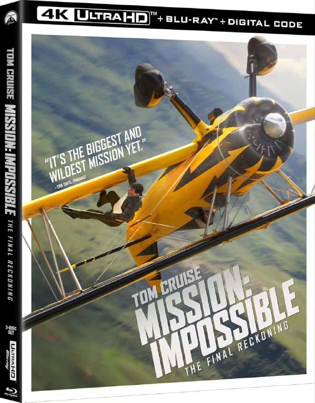 碟中谍8：最终清算(2025)【4K.REMUX UHD原盘】【国英双语】【内封双语特效字幕】【73.9GB】Size: 73.9GB　　超级人工智能“智体”即将引爆全球核弹危机，把世界推向毁灭边缘