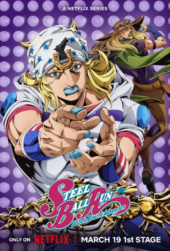🎬 已更新：JOJO 的奇妙冒险 飙马野郎 / JOJO 的奇妙冒险 第七季 / JOJO 的奇妙冒险 7 (2026) NF 1080P [内封中字] [全 1 集]📌 资源信息• 体积：1.7GB• 标签：#JOJO 的奇妙冒险飙马野郎 #1080P #动画 #奇幻 #冒险 #剧集📚 内容简介1890 年，一场世纪大赛“SBR”于美国举开