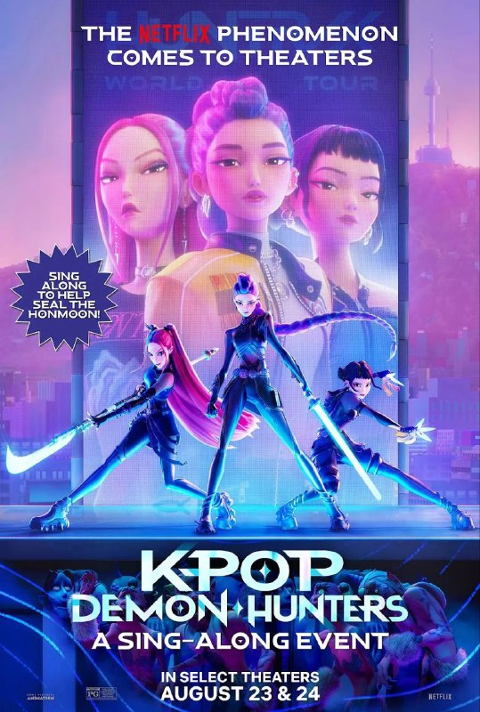 🎬 已更新：K-POP：猎魔女团 (2025)【NF.1080P】【国英双语】【内封简繁英】【杜比全景声】📌 资源信息• 体积：4.3GB• 标签：#猎魔女团 #1080p #国英双语📚 内容简介她们不只是演唱会一票难求的人气女团，更是斩妖除魔的超强高手！韩流巨星鲁米、米拉和佐依私底下化身为魔物猎人，竭尽全力保护歌迷，对抗无所不在的异界威胁