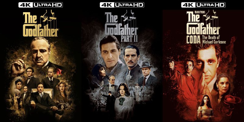 🎬 已更新：教父(三部合集)【4K.REMUX UHD原盘】【国英多音轨】【简繁英双语特效字幕】🗂 信息：✦体积：251GB✦标签：#教父 #4K #蓝光原盘 #珍藏版 #特效字幕 #电影📝 内容简介： 40年代的美国，“教父”维托·唐·柯里昂是黑手党柯里昂家族的首领，带领家族从事非法的勾当，但同时他也是许多弱小平民的保护神，深得人们爱戴