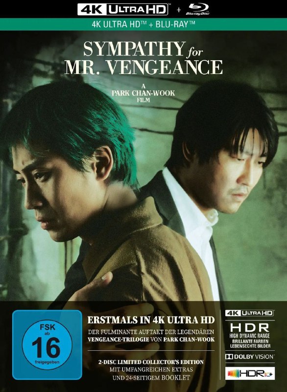 🎬 已更新：我要复仇 (2002)【4K.REMUX UHD 原盘】【内封简繁】【动作 / 惊悚】【宋康昊 / 裴斗娜】🗂 信息：✦ 体积：60.2GB✦ 标签：#我要复仇 #蓝光原盘 #4K #高码率 #电影📝 内容简介： Ryu(申河均饰) 是名聋哑青年，自父母去世一直和姐姐相依为命