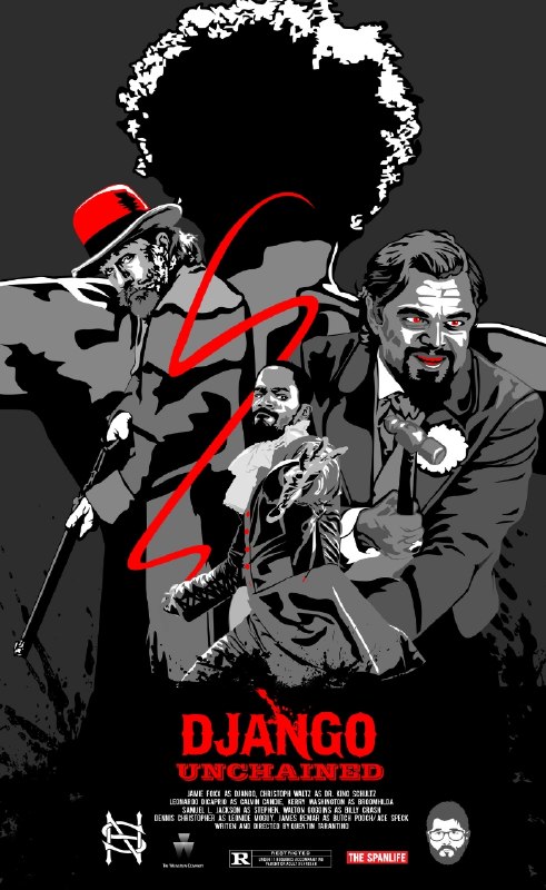 🎬 已更新：被解救的姜戈 Django Unchained  蓝光原盘 REMUX 国语 / 英语 5.1 内封简英双语特效字幕📌 资源信息• 体积：36G• 标签：#被解救的姜戈 #剧情 #动作 #西部 #冒险 #昆汀 · 塔伦蒂诺 #Django #英语 5.1 简英双语特效 #电影📚 内容简介本片由昆汀 · 塔伦蒂诺执导，讲述了在 1858 年美国内战前夕，德国裔赏金猎人金 · 舒尔茨（克里斯托弗 · 瓦尔兹 饰）买下了黑奴姜戈（杰米 · 福克斯 饰），并承诺帮助他重获自由，条件是协助自己追捕通缉犯