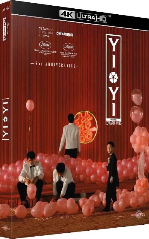 🎬 已更新：一一 (2000)【4K.REMUX UHD 原盘】【国法双语】【简繁字幕】【家庭 / 爱情🗂 信息✦ 体积：78GB✦ 标签：#一一 #4K #UHD 原盘 #电影📝 内容简介 豆瓣 9.1 高分NJ(吴念真) 是个很有原则的生意人，同妻子敏敏 (金燕玲)、女儿婷婷 (李凯莉)、儿子洋洋 (张杨洋) 以及外婆住在台北某所普通公寓里