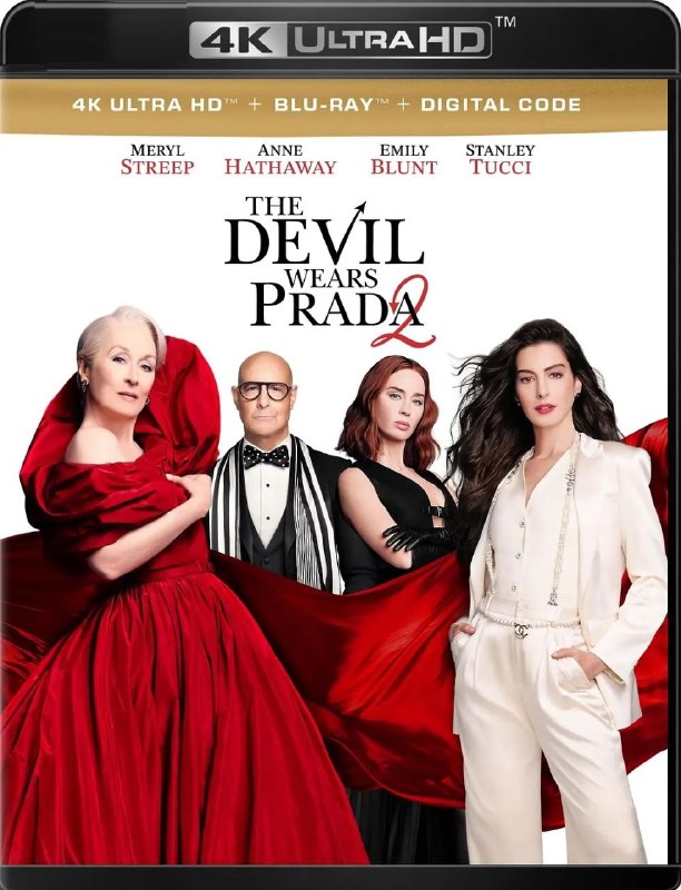 🎬 已更新：穿普拉达的女王 2(2026)【4K.REMUX UHD 原盘】【HDR10& 杜比视界】【国英双语】【内封简繁英双语字幕】📌 资源信息• 体积：54.2GB• 标签：#穿普拉达的女王 2 #4K #UHD 原盘 #HDR #DV #电影📚 内容简介影片直面数字时代时尚行业的迭代浪潮，当曾经指引潮流的时尚圣经《Runway》杂志遭遇前所未有的生存危机，“时尚女魔头”米兰达（梅丽尔 · 斯特里普 饰）与曾经的“职场小白”安迪（安妮 · 海瑟薇 饰）再度聚首，时尚圈地位将经历大洗牌 —— 昔日的助理艾米莉（艾米莉 · 布朗特 饰）权力进阶成长为奢侈品集团高管；安迪也成为独当一面的职场强者