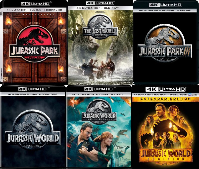 侏罗纪公园 & 侏罗纪世界 (六部合集)【4K.REMUX UHD 原盘】【国英多音轨】【HDR10& 杜比视界】【内封简繁英双语特效字幕】Size: 320GB　　哈蒙德（理查德 • 阿滕伯勒 RichardAttenborough 饰）立志要建立一个非同寻常的公园：恐龙将是这个公园的主角