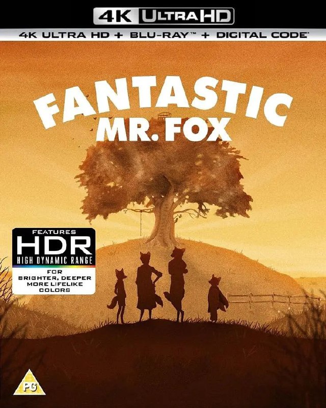 了不起的狐狸爸爸 (2009)【4K.REMUX UHD 原盘】【HDR& 杜比视界】【国粤英音轨】Size: 62.4GB　　本片根据罗纳德 · 达尔（Roald Dahl）的同名经典童书改编