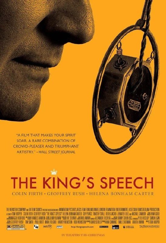 🎬 已更新：国王的演讲 (2010)【1080p 原盘 REMUX】【国英双语】【内封简英双语特效字幕】📌 资源信息• 体积：30.2GB• 标签：#国王的演讲 #1080p #蓝光原盘📚 内容简介豆瓣 8.5 高分本片改编自英国女王的父亲与特立独行的澳大利亚语言治疗师莱纳尔 · 罗格之间非凡友谊的真实故事