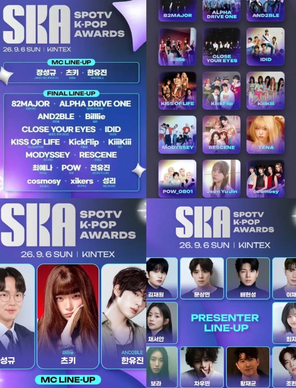 🎬 已更新：2026 SPOTV K-POP AWARDS（2026）1080P  更新红毯 + 舞台📌 资源信息• 体积：6GB• 标签：#综艺 #SPOTV #K-POP #AWARDS #SKA #2026SPOTVK📚 内容简介本届颁奖典礼（由原“Circle Chart Music Awards”全新改版升级）将在韩国京畿道高阳市的 一山 KINTEX 线下举行…🙋 投稿来源：活雷锋📬 频道：@Oscar_4Kmovies💌 群组：@Oscarono🤖 投稿 / 搜索机器人：@Oscar4KBot📢 合作：@XiangxiuerBot