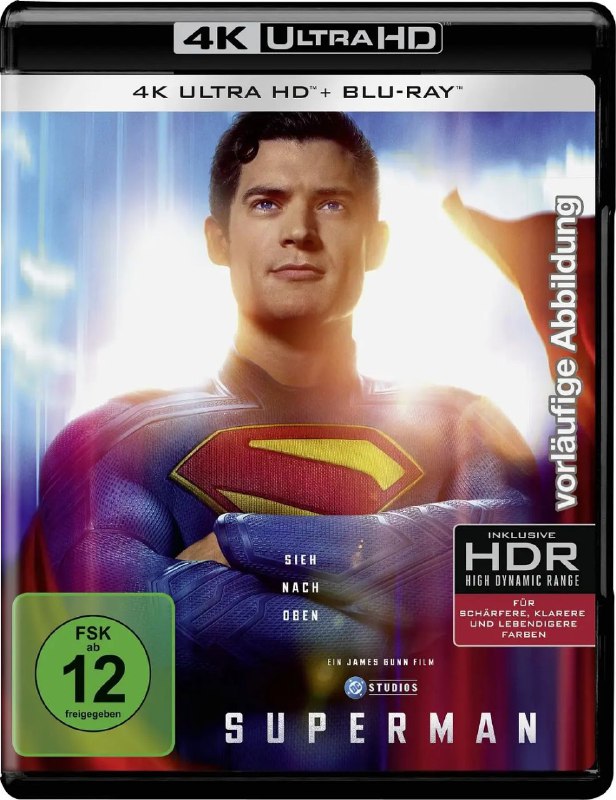 超人 (2025)【4K.REMUX UHD 原盘】【HDR& 杜比视界】【国英双语】【特效特效】Size: 60.1GB　　当超人（大卫 · 科伦斯韦 饰）被卷入国内外多重冲突时，他保护人类的行为遭到质疑